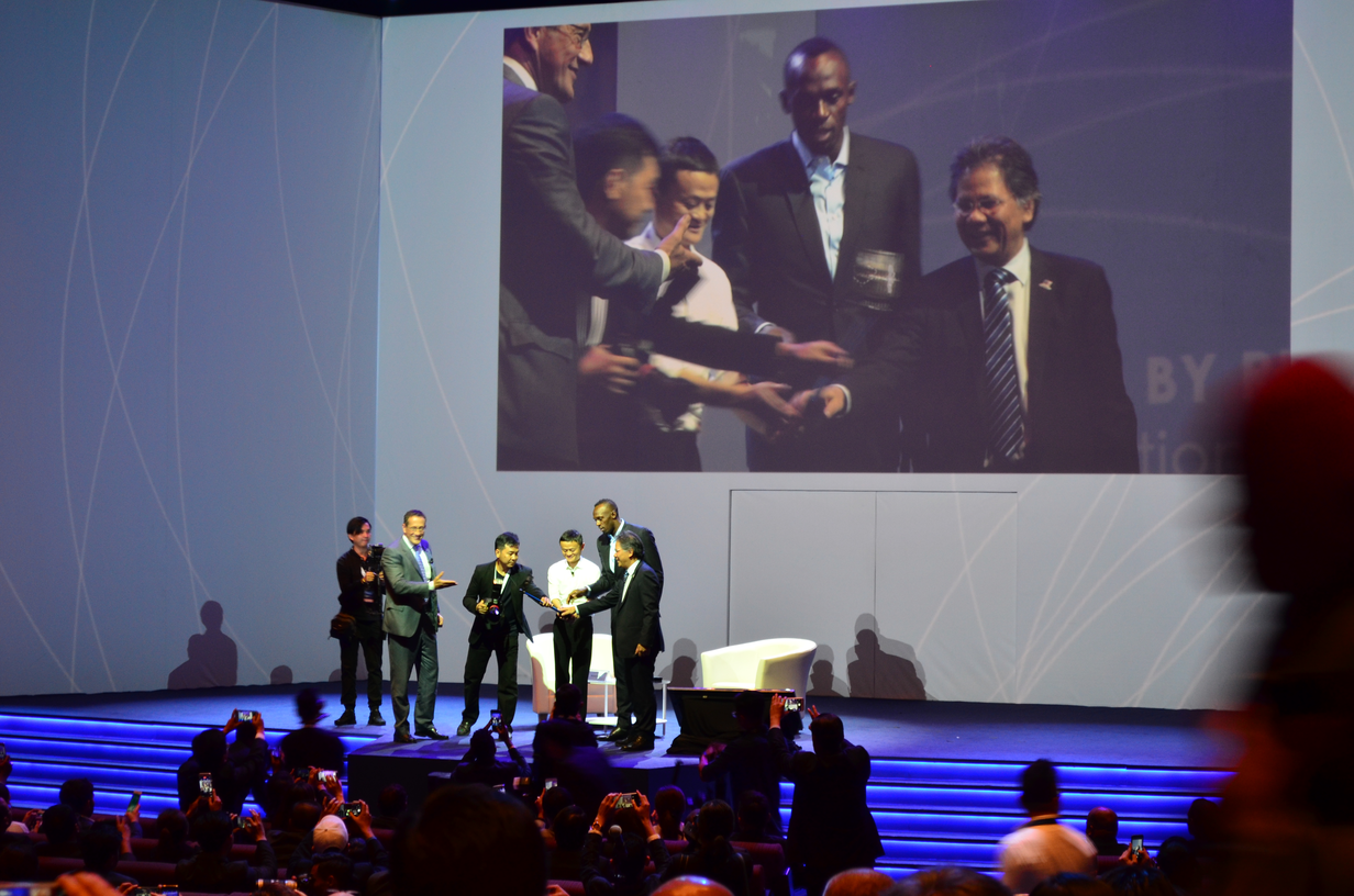 GTF2017 Elmangos Jack Ma Usain Bolt